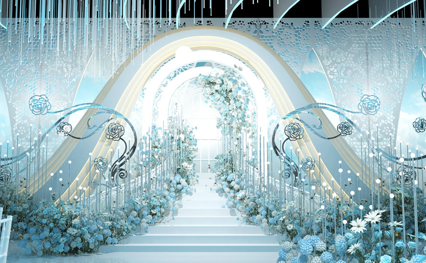 郾城釡香烙馍村水晶厅效果展示